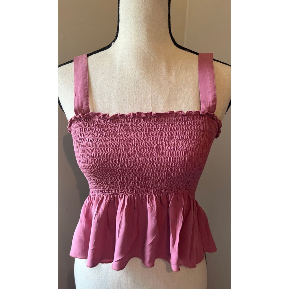 🔥 SALE 🔥 Garage Pink tube/Tank Top with Removable Straps Women’s Size Medium